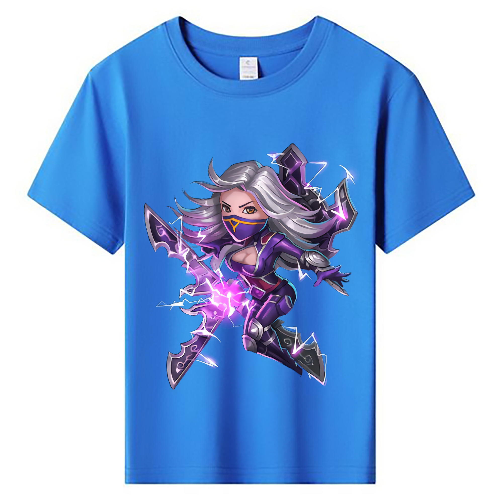 （画像用） リーグ・オブ・レジェンド League of Legends LOL 綿100％キッズTシャツ（フロントプリント）